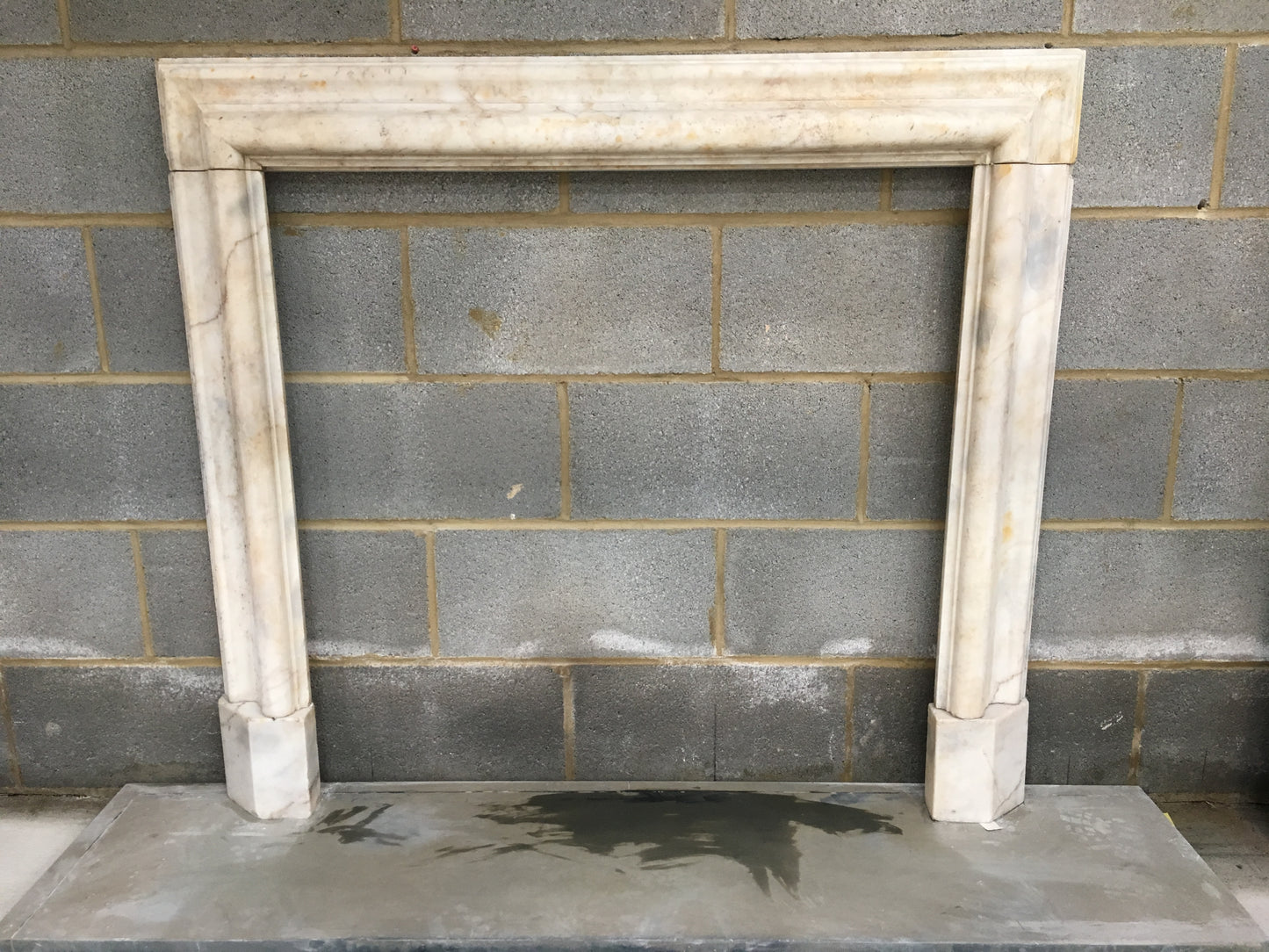 marble antique fireplace