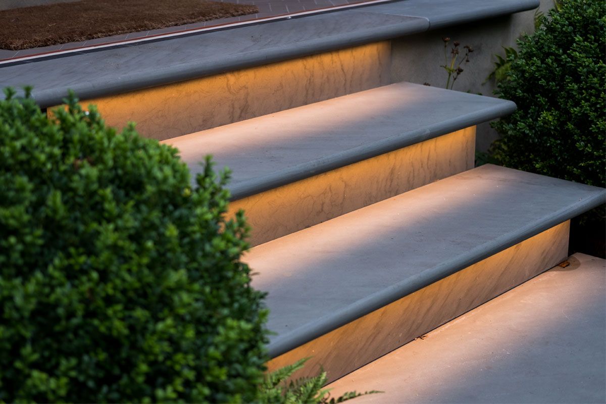 Bespoke Yorkstone steps